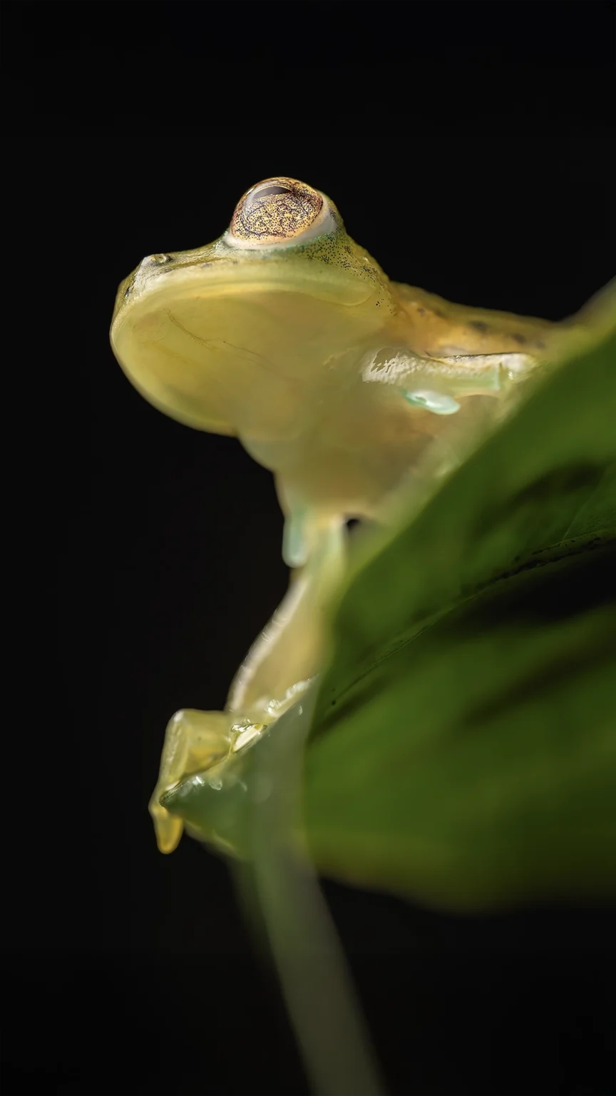 Espadarana prosoblepon (Nicaragua Giant Glass Frog)